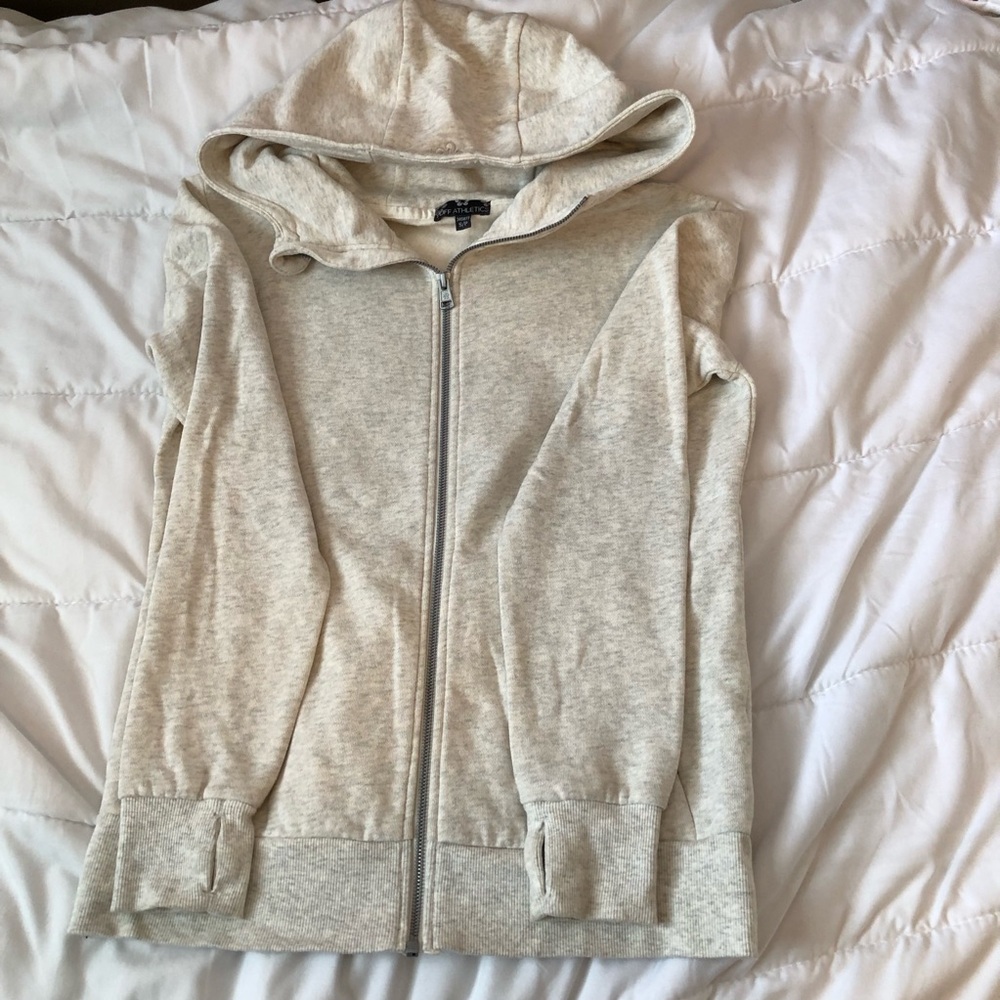 Tuff Athletics Hoodie. Heathered Gray. Size small